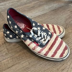 American Flag Vans